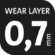 Wear layer thickness 0.7